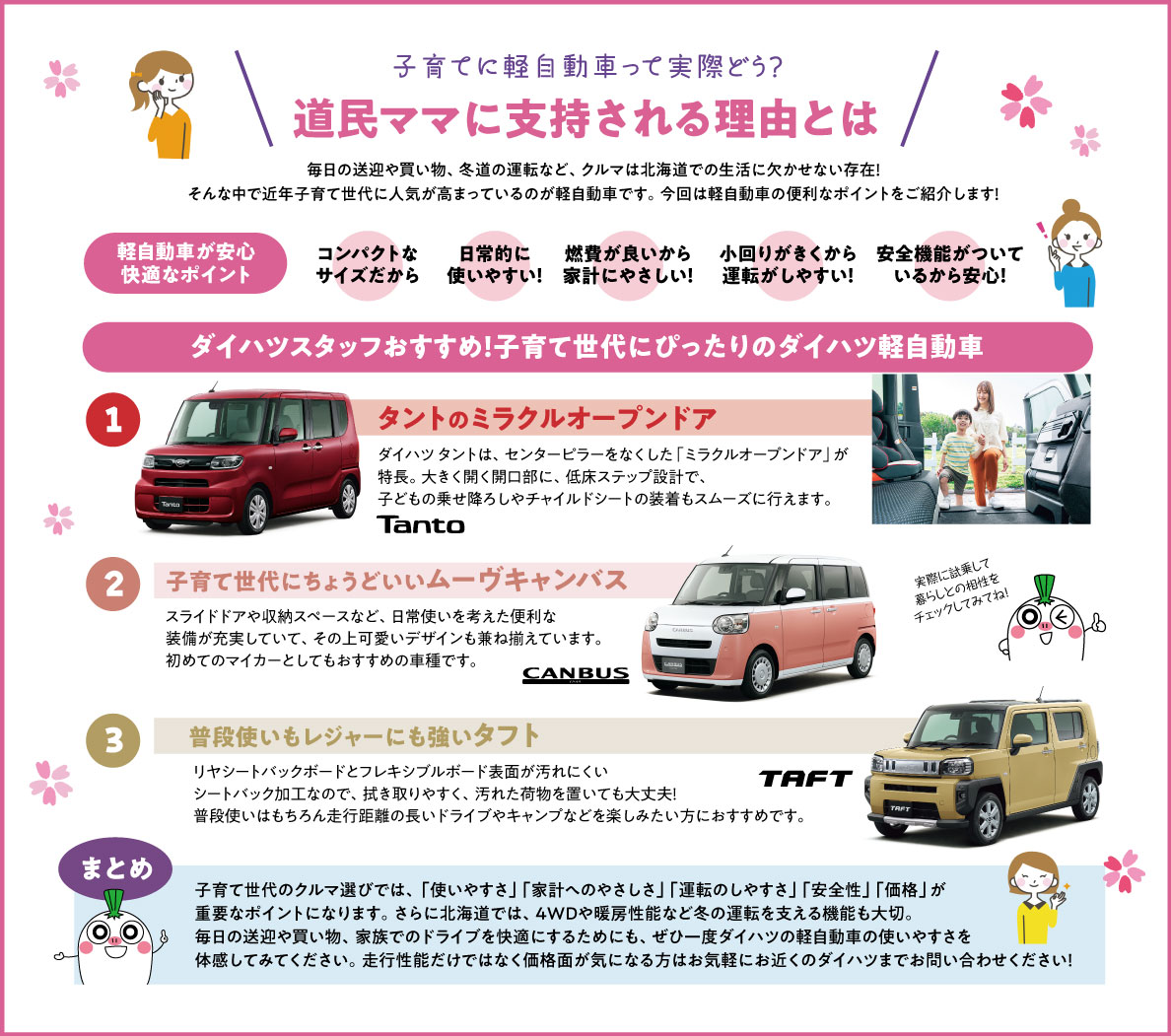 Drive with DAIHATSU！〜 子育てにおすすめの軽自動車 〜